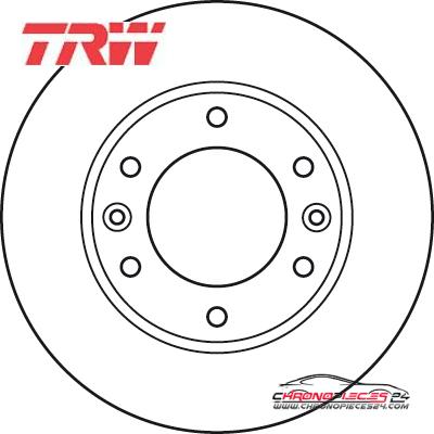 Achat de TRW DF4924S Disque de frein pas chères