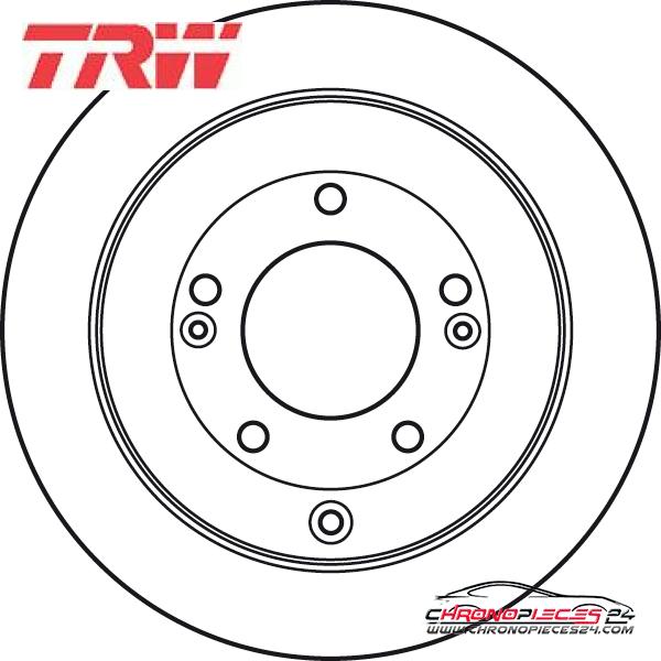 Achat de TRW DF4937 Disque de frein pas chères