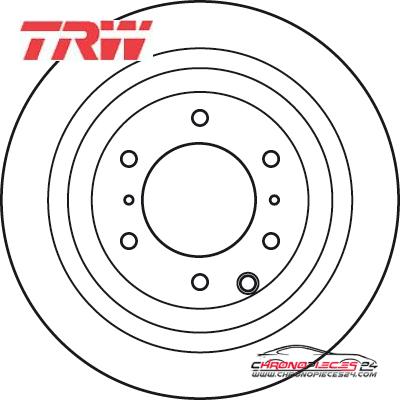 Achat de TRW DF4944S Disque de frein pas chères