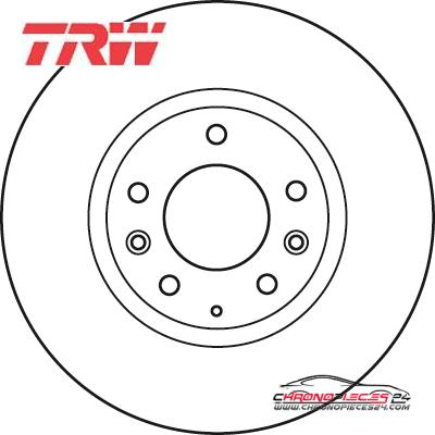 Achat de TRW DF4974S Disque de frein pas chères