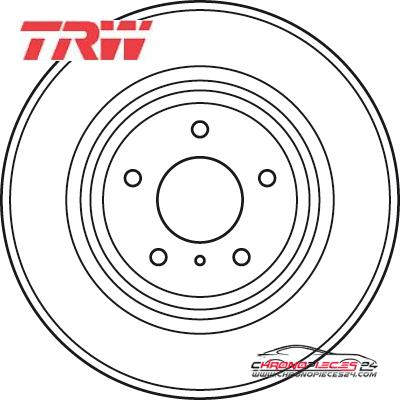 Achat de TRW DF4983S Disque de frein pas chères