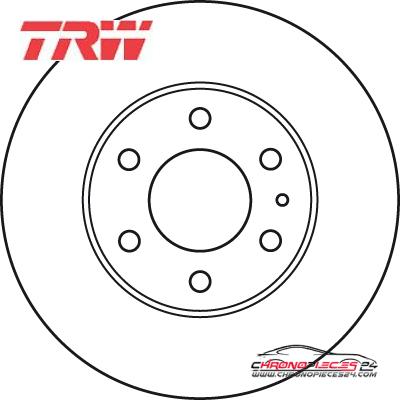 Achat de TRW DF4987S Disque de frein pas chères