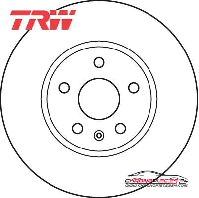 Achat de TRW DF4996S Disque de frein pas chères