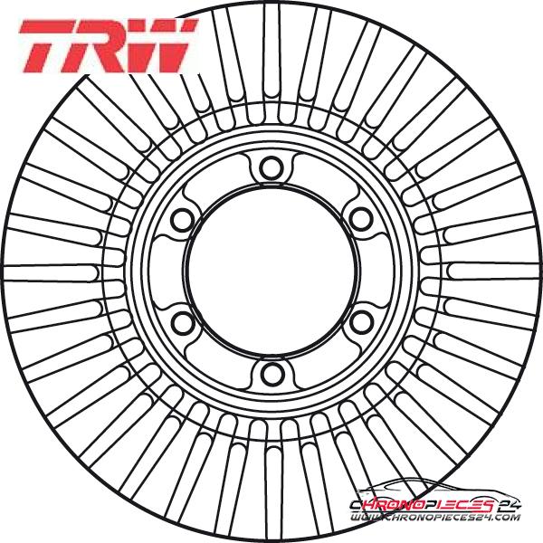 Achat de TRW DF6007 Disque de frein pas chères