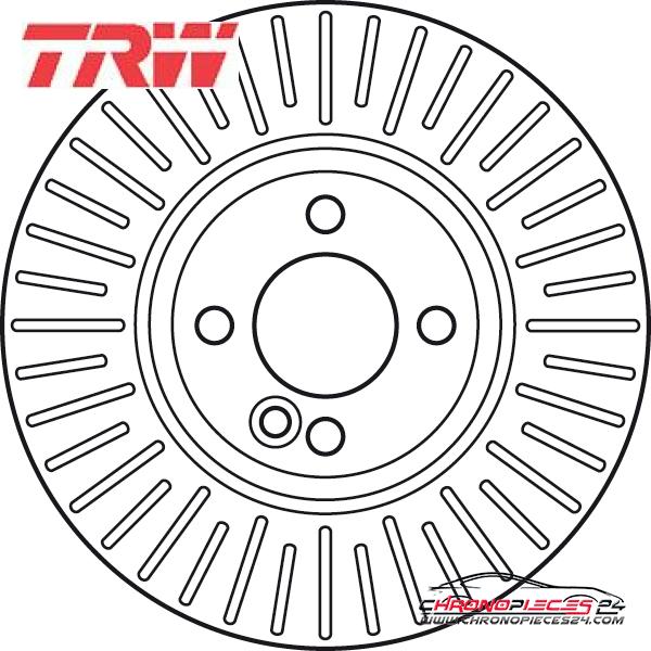 Achat de TRW DF6010 Disque de frein pas chères