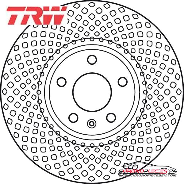 Achat de TRW DF6015S Disque de frein pas chères