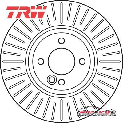 Achat de TRW DF6016 Disque de frein pas chères