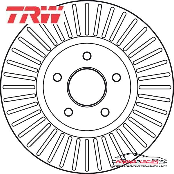 Achat de TRW DF6019S Disque de frein pas chères