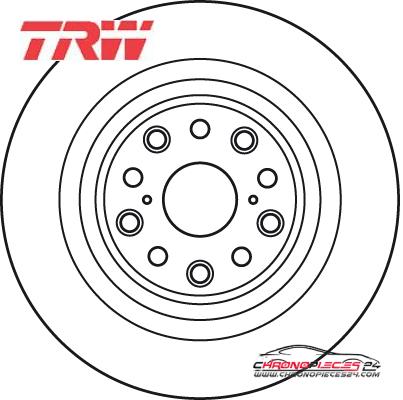 Achat de TRW DF6038S Disque de frein pas chères