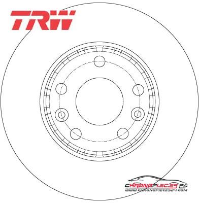 Achat de TRW DF6072 Disque de frein pas chères