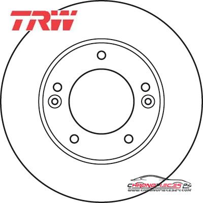 Achat de TRW DF6081S Disque de frein pas chères