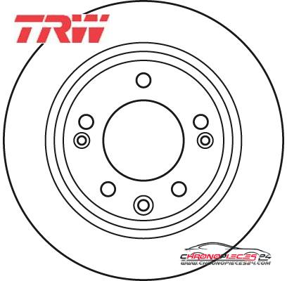 Achat de TRW DF6123 Disque de frein pas chères