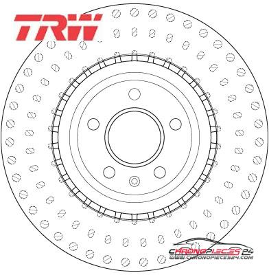 Achat de TRW DF6149S Disque de frein pas chères