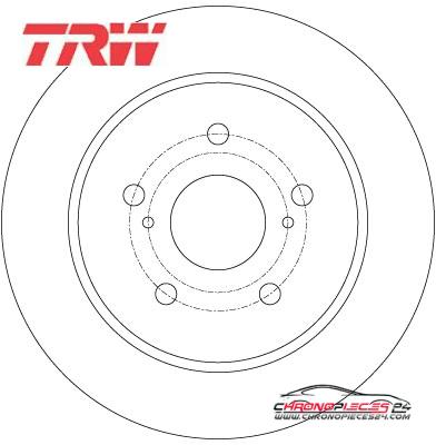 Achat de TRW DF6173 Disque de frein pas chères