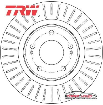 Achat de TRW DF6174 Disque de frein pas chères