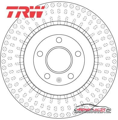 Achat de TRW DF6175S Disque de frein pas chères