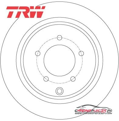 Achat de TRW DF6177 Disque de frein pas chères