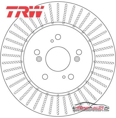 Achat de TRW DF6180S Disque de frein pas chères