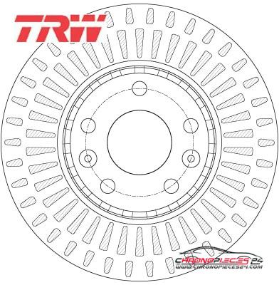 Achat de TRW DF6184 Disque de frein pas chères