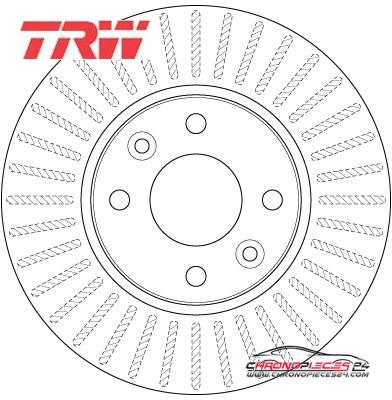 Achat de TRW DF6186 Disque de frein pas chères