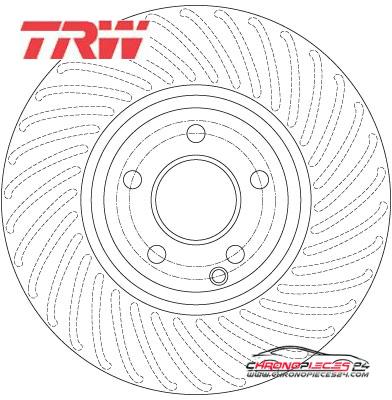 Achat de TRW DF6195S Disque de frein pas chères