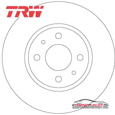 Achat de TRW DF6231 Disque de frein pas chères