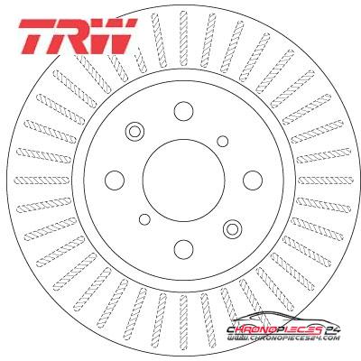 Achat de TRW DF6232 Disque de frein pas chères