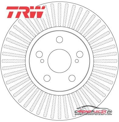 Achat de TRW DF6234 Disque de frein pas chères