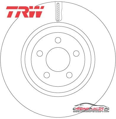 Achat de TRW DF6244S Disque de frein pas chères