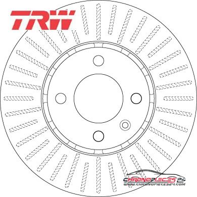 Achat de TRW DF6252 Disque de frein pas chères