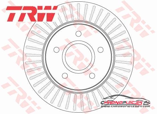 Achat de TRW DF6253S Disque de frein pas chères