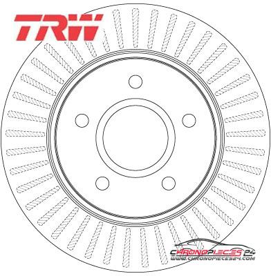 Achat de TRW DF6253S Disque de frein pas chères