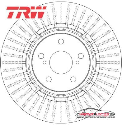 Achat de TRW DF6265 Disque de frein pas chères