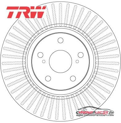 Achat de TRW DF6268 Disque de frein pas chères