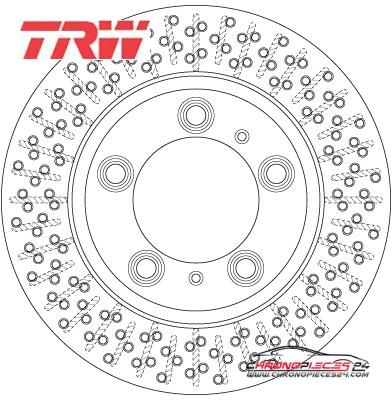 Achat de TRW DF6298S Disque de frein pas chères