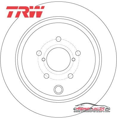 Achat de TRW DF6306 Disque de frein pas chères