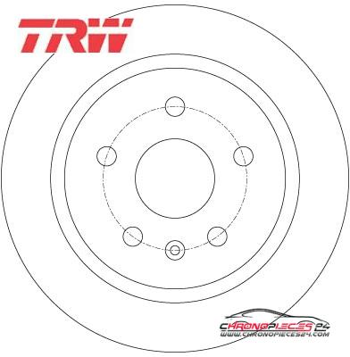 Achat de TRW DF6312 Disque de frein pas chères