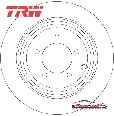 Achat de TRW DF6326 Disque de frein pas chères