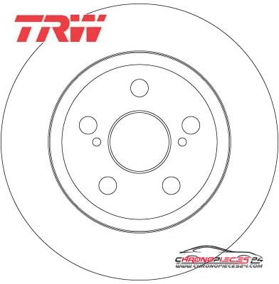 Achat de TRW DF6331 Disque de frein pas chères