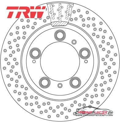 Achat de TRW DF6337S Disque de frein pas chères