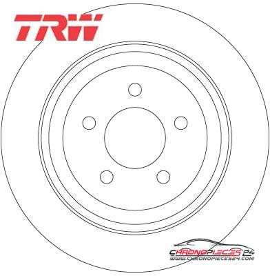 Achat de TRW DF6341 Disque de frein pas chères