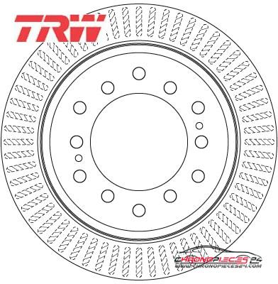 Achat de TRW DF6342 Disque de frein pas chères