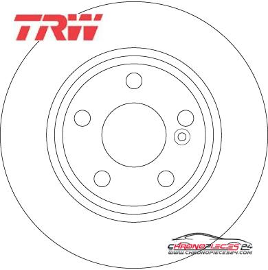 Achat de TRW DF6376 Disque de frein pas chères