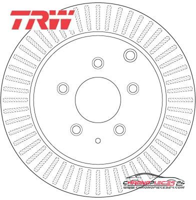 Achat de TRW DF6385 Disque de frein pas chères