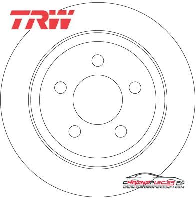 Achat de TRW DF6386 Disque de frein pas chères