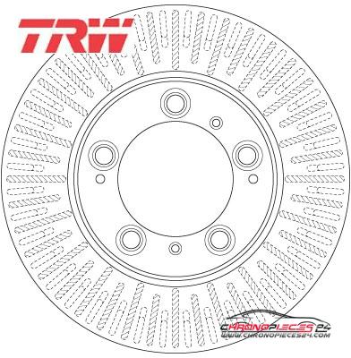 Achat de TRW DF6411 Disque de frein pas chères