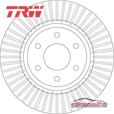 Achat de TRW DF6416 Disque de frein pas chères