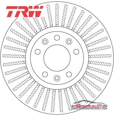 Achat de TRW DF6419 Disque de frein pas chères