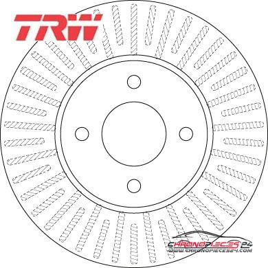 Achat de TRW DF6430 Disque de frein pas chères