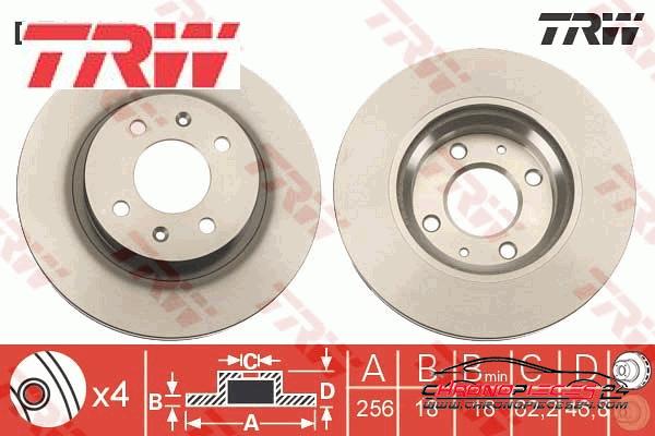 Achat de TRW DF6431 Disque de frein pas chères